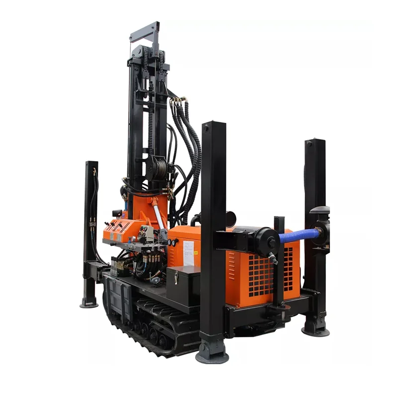 180m 200m Water Drilling Machinery Pneumatic Portable Hydraulic Water Well Drilling Rigs Borehole Drilling Rig Price