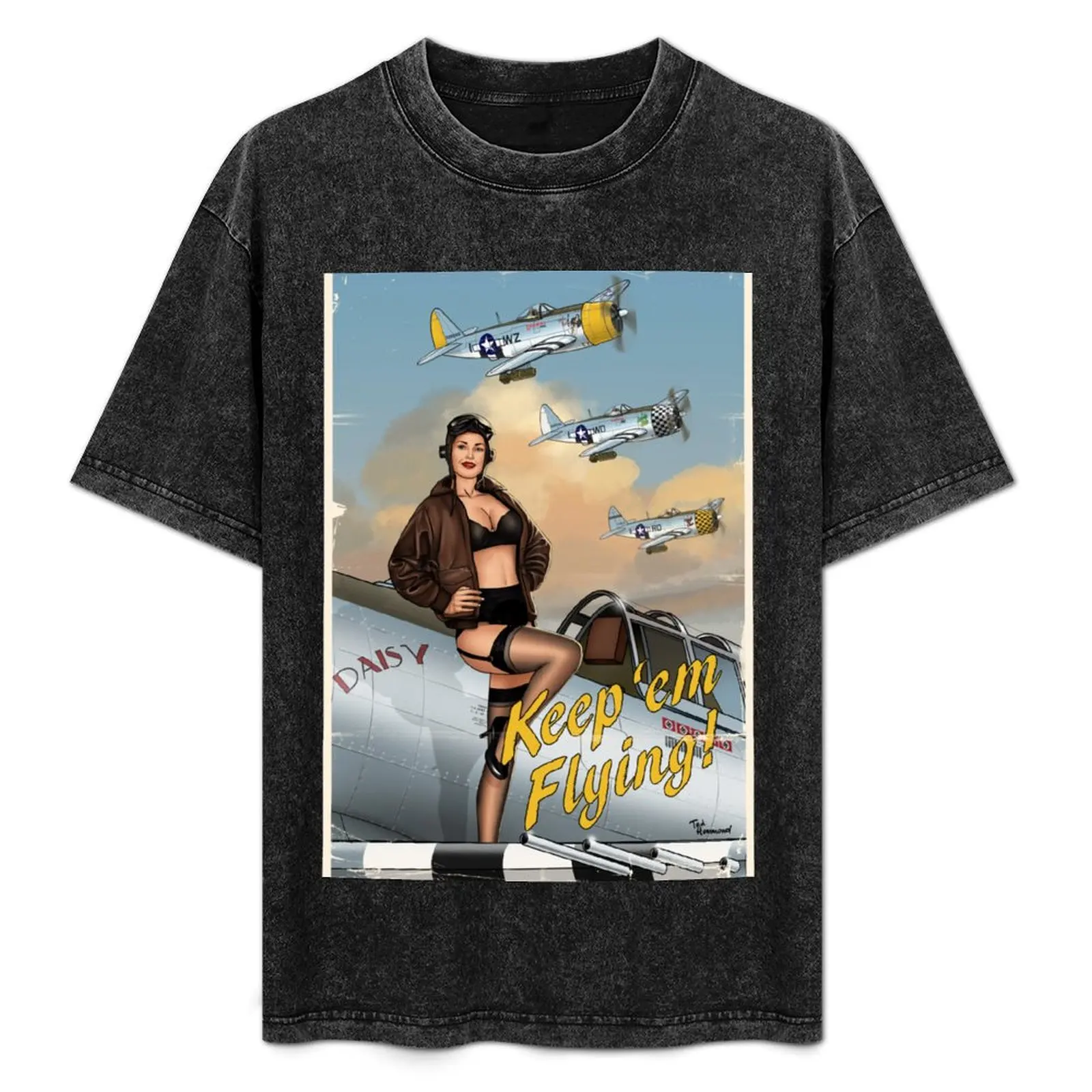 

Keep 'em flying T-Shirt tops plain compression shirt men