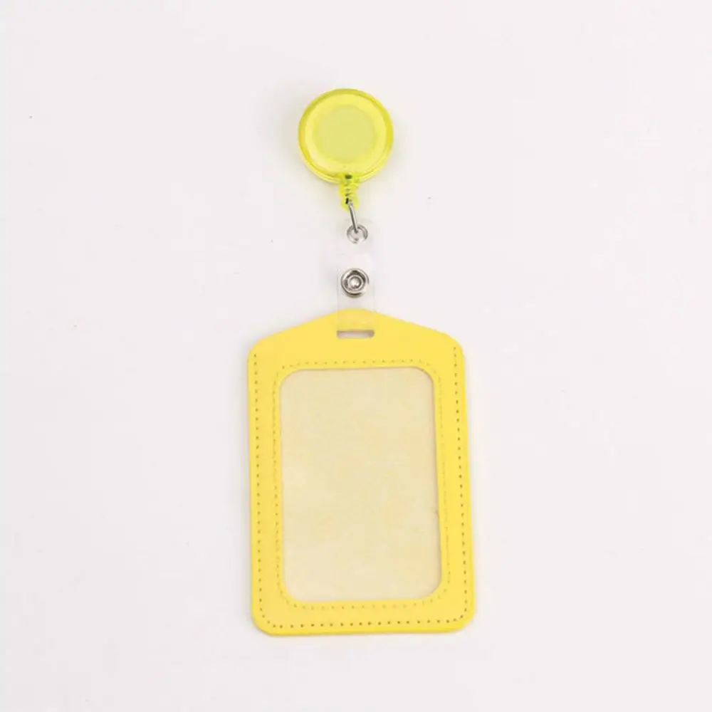 Storage Case Work ID Card School Supplies Credit Cards Protector Transparent Card Cover Student Card Sleeves Bus Card Holder