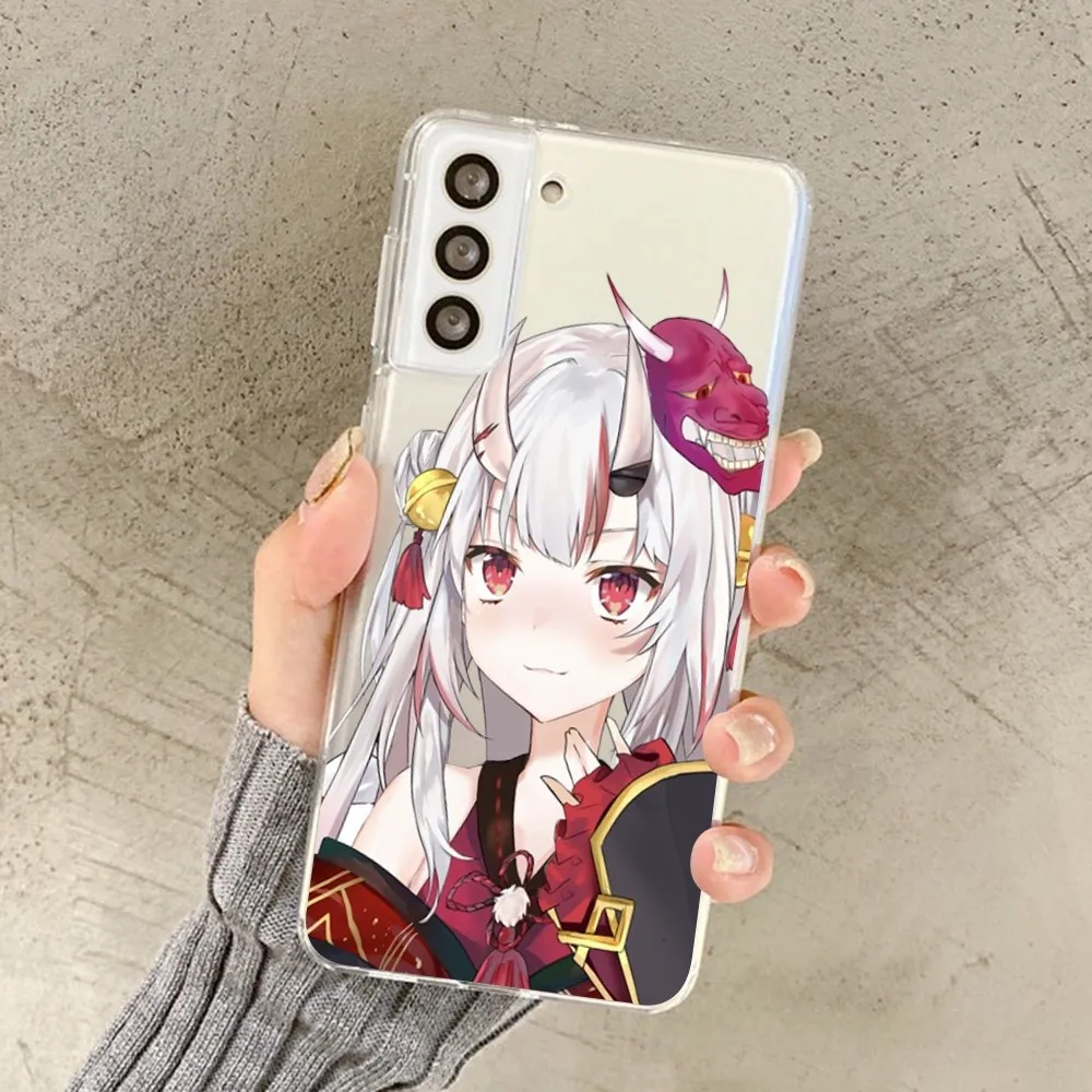 Nakiri Ayame Phone Case for Samsung A12 21 30 31 51 52 70 71 for Redmi8 9 10 for Honor10 70 50 Clear Case image 3