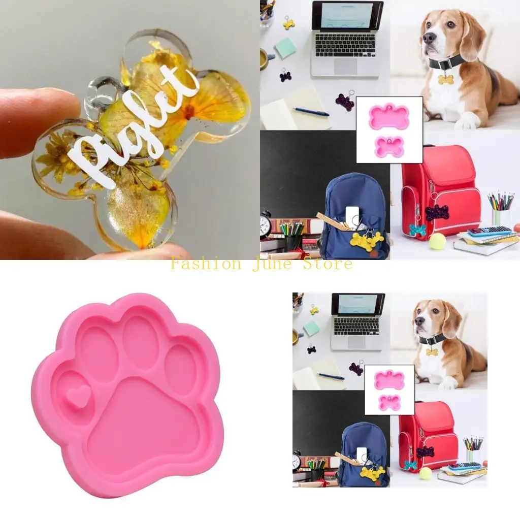 N5KA Handmade Necklace Earrings UV Resin Mold Handicrafts DIY Crafts Jewelry Mould