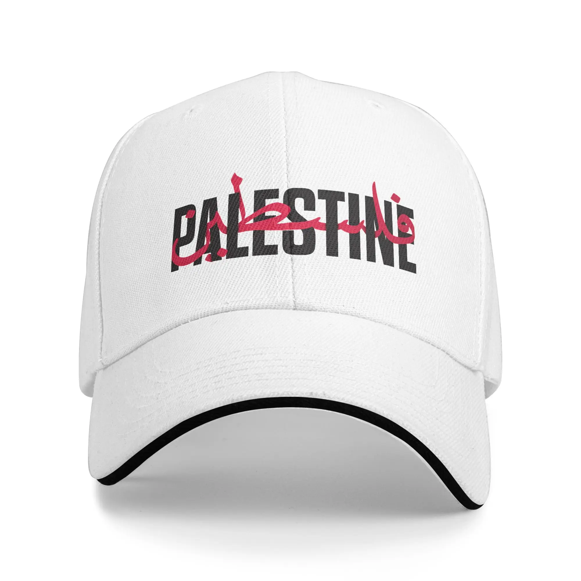 Palestine Calligraphy Arabic Casual Baseball Cap Summer Trucker Hat Sunscreen Hippie Snapback Cap Unisex-Teens Baseball Caps