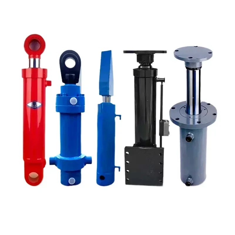 Stainless steel piston rod single, two-way lifting hydraulic cylinder, single cylinder electric cylinder
