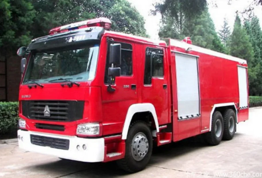 6*4 LHD/RHD 420hp Euro2-Euro6 SINOTRUK HOWO 16cbm schiuma e camion antincendio d'acqua