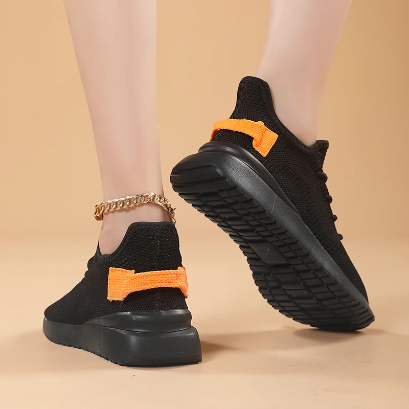YISHEN Fashion Sneakers Womens Shoes Slip On Breathable Running Shoes Walking Shoes Lightweight Gym Sports Sneakers For Women