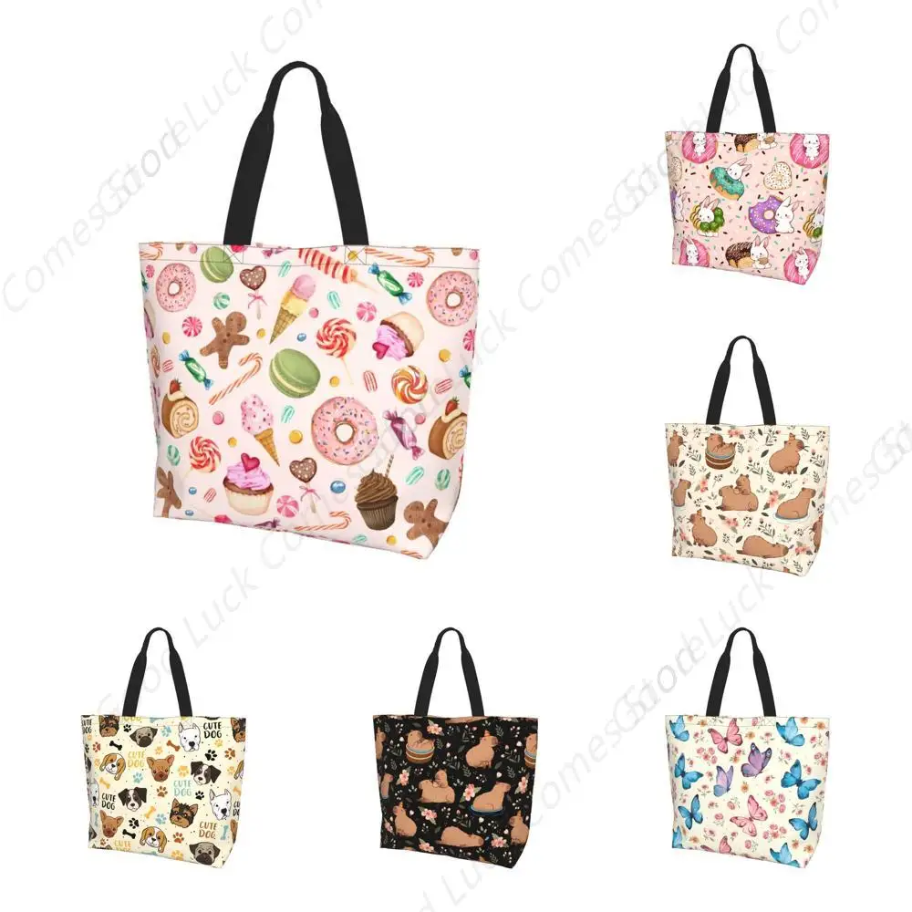 

Сумка-тоут из ламантина для женщин, многоразовые продуктовые сумки для пляжа, покупок, тренажерного зала, работы на каждый день