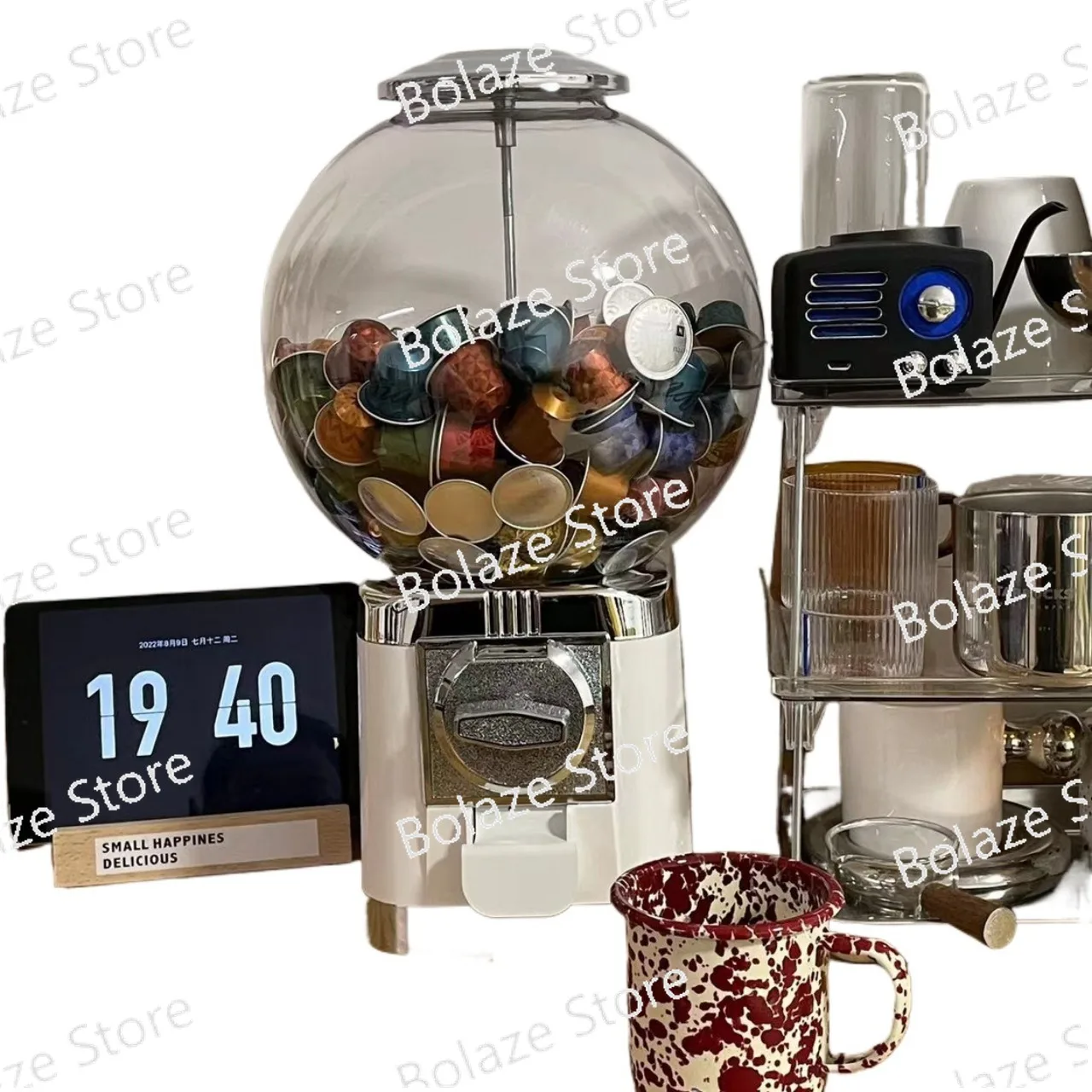 Capsule coffee storage machine body household capsule coffee gas machine