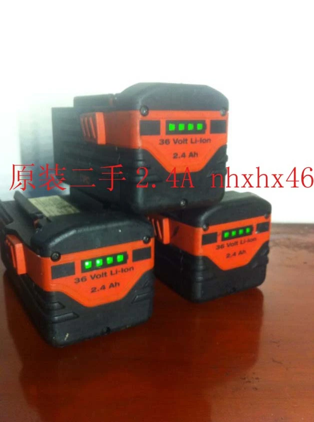 Second-hand imported For HILTI 36v 2.4A tool battery