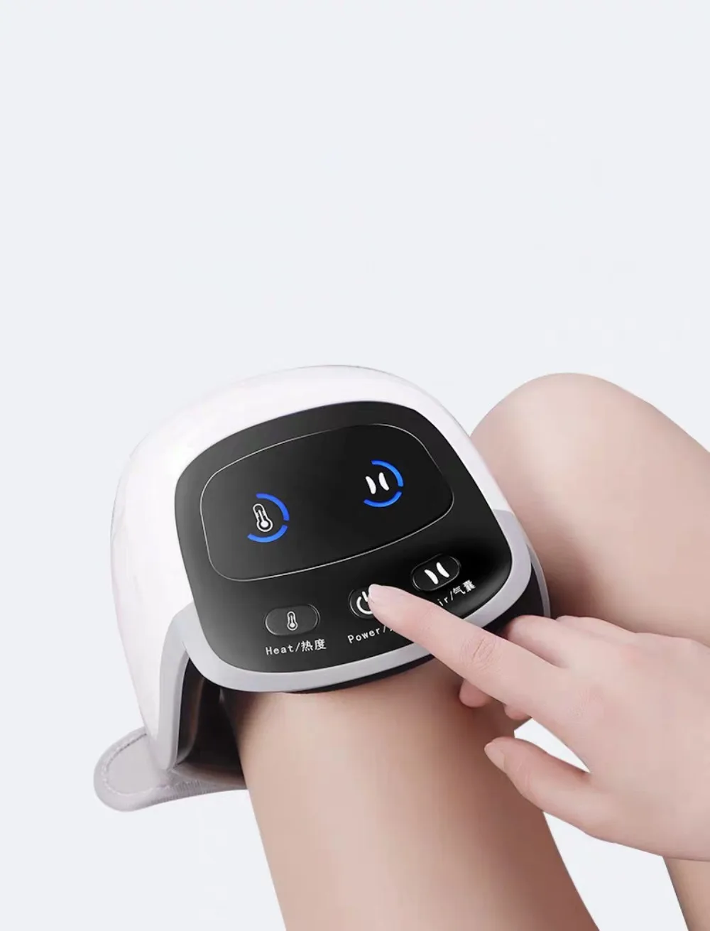 Infrared Knee Massager, Heat and Vibration, Pain Relief for Swelling Stiff Joints, Stretched Ligament and Muscles Injuries