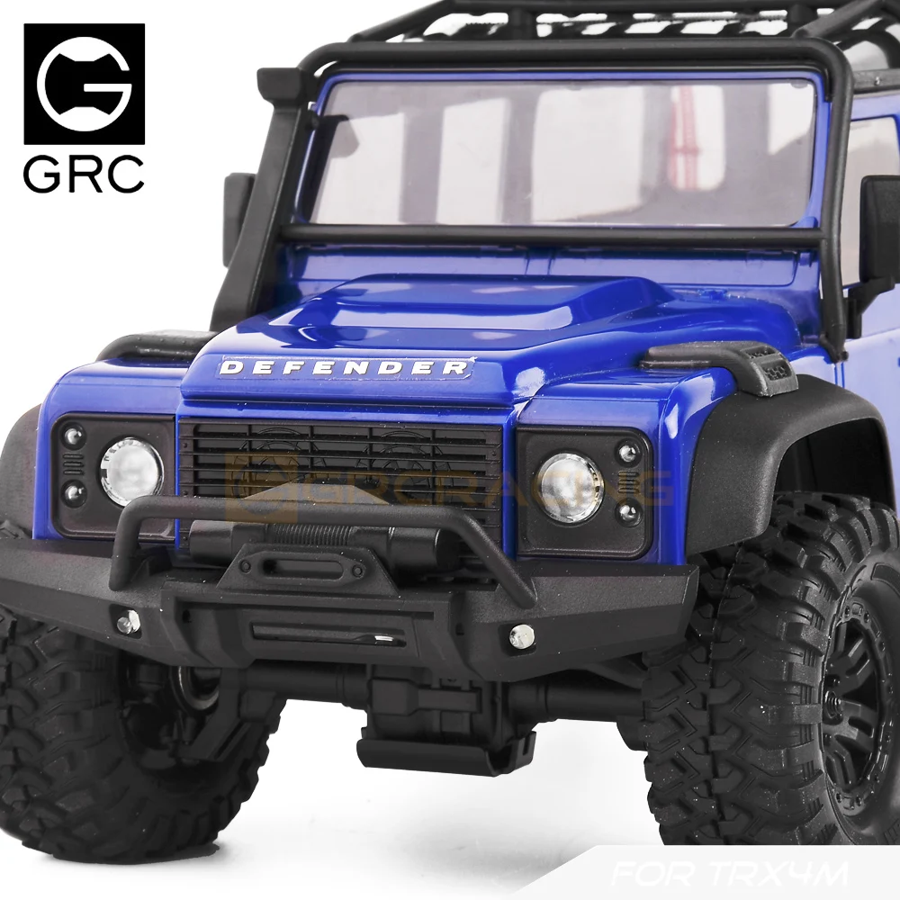 Entrée d'air de capot de moteur stéréo pour Traxxas Trx-4m 1/18 Defender Trx4m Rc voiture sur chenilles pièces améliorées entrée d'air de capot de moteur stéréo