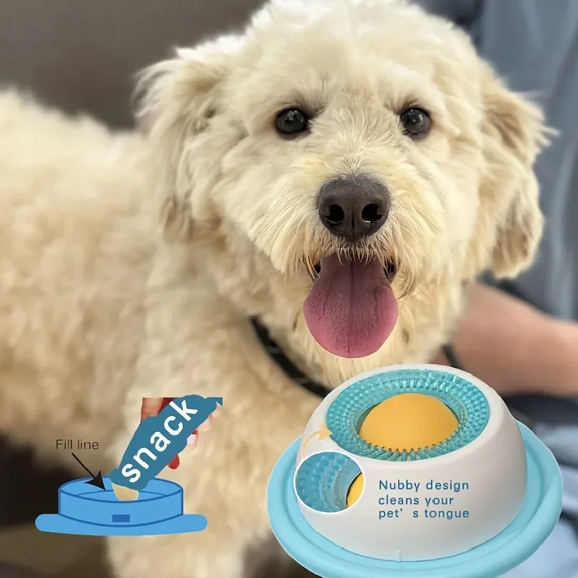 Lick Toys For Dogs Interactive Dog Toys Slow Feeder Food Dispenser For Puppy Training Enrichment Cat Feeding Crate Accessory