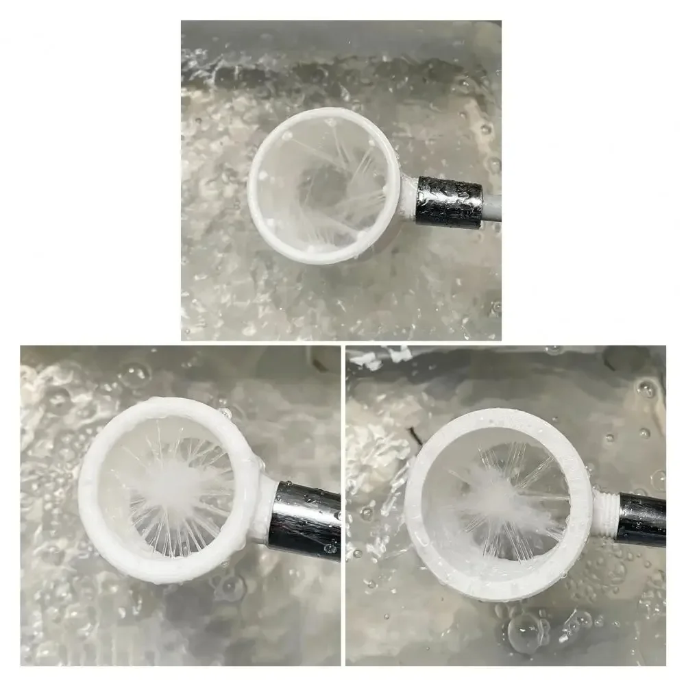 1 Stück Handbrause für Männer mit Hochdruck-Gewinde 360° ° Ringförmige Wassersprühdüse, Spül- und Massagedüse, Runder Duschkopf, Duschzubehör – Detail 6