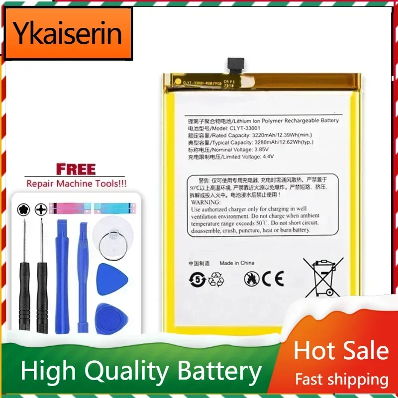 Rechargeable Battery CLYT-33001 3280mAh for YOTA 3 YOTA3 Mobile Phone Batteries Warranty + Track NO