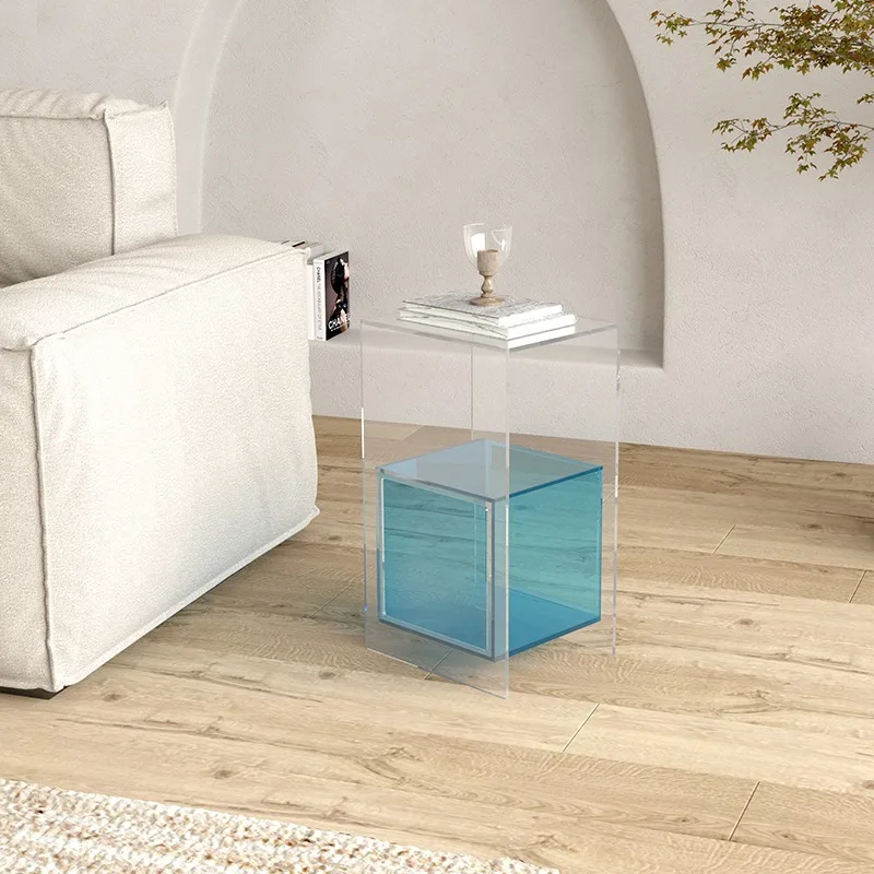 Acrylic display stand Clothing store display case Splicing creative small side few Shoe bag display case Internet celebrity