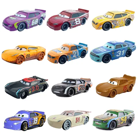 Alloy Diecast Metal Car Toy Collection Chick Hicks King Lightning Mini Hudson Dinoco Ramirez Ramone Sheriff Sterling Racer 3 2 1