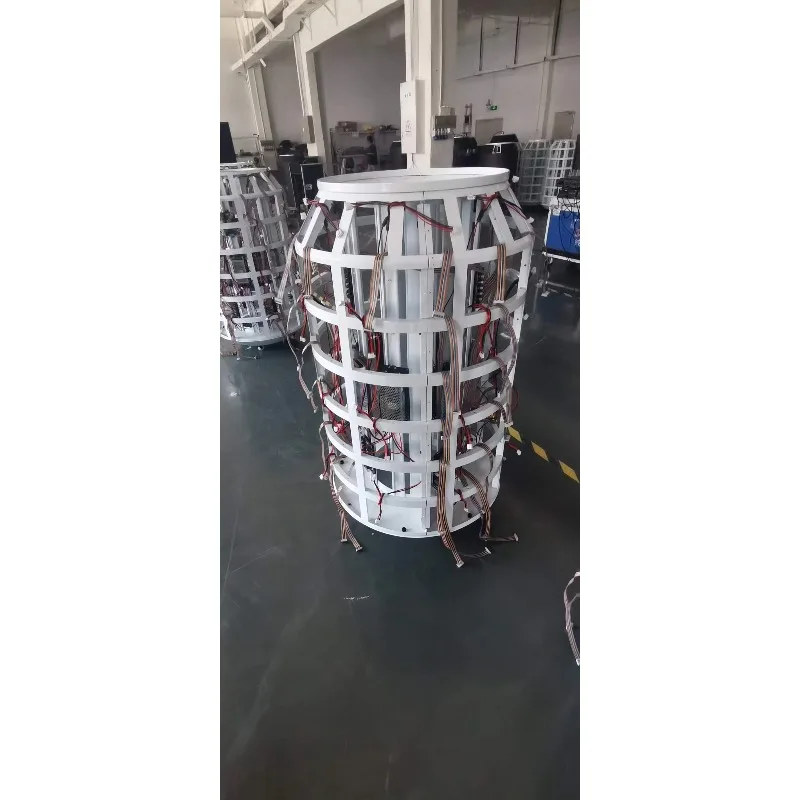 1.24m High Full Color Flexible Can Shaped LED Display High Definition Indoor Outdoor Commercial Advertising Screen