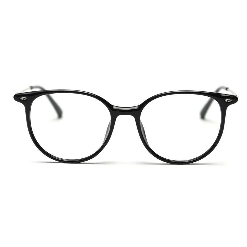 KUXA خمر السلحفاة إطار نظارات النساء النظارات البصرية المستديرة قصر النظر مد البصر وصفة طبية Oculos المضادة للانعكاس TR90 ضوء