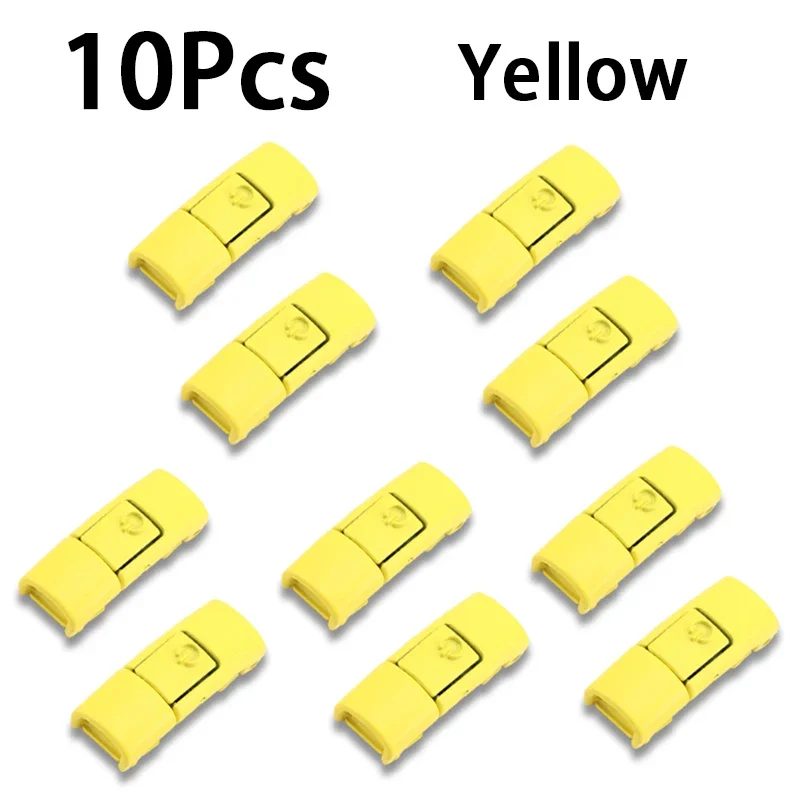 10 Stuks Nieuwe Clip Druk Gesp Schoenveters Kleurrijke Metalen Schoenveter Druk Lock Schoenen Accessoires AF1 Sneakers Kits Metalen Veters Gesp