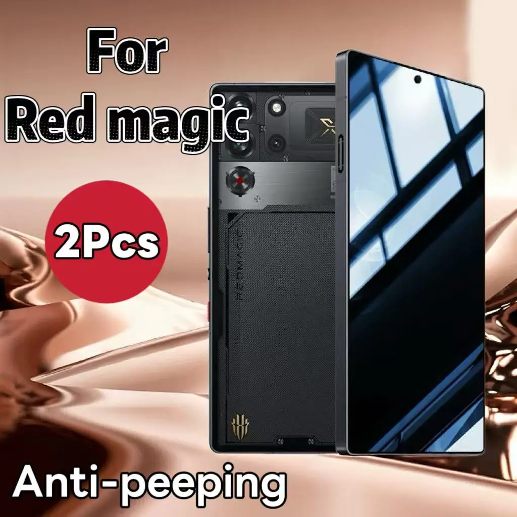 Kompatibel mit RedMagic Anti-Spy Film, 11 Pro Privacy Film, 10 Pro + gehärtete Glasfolie, 8 Pro Nubia Phone Anti-Spy Protective