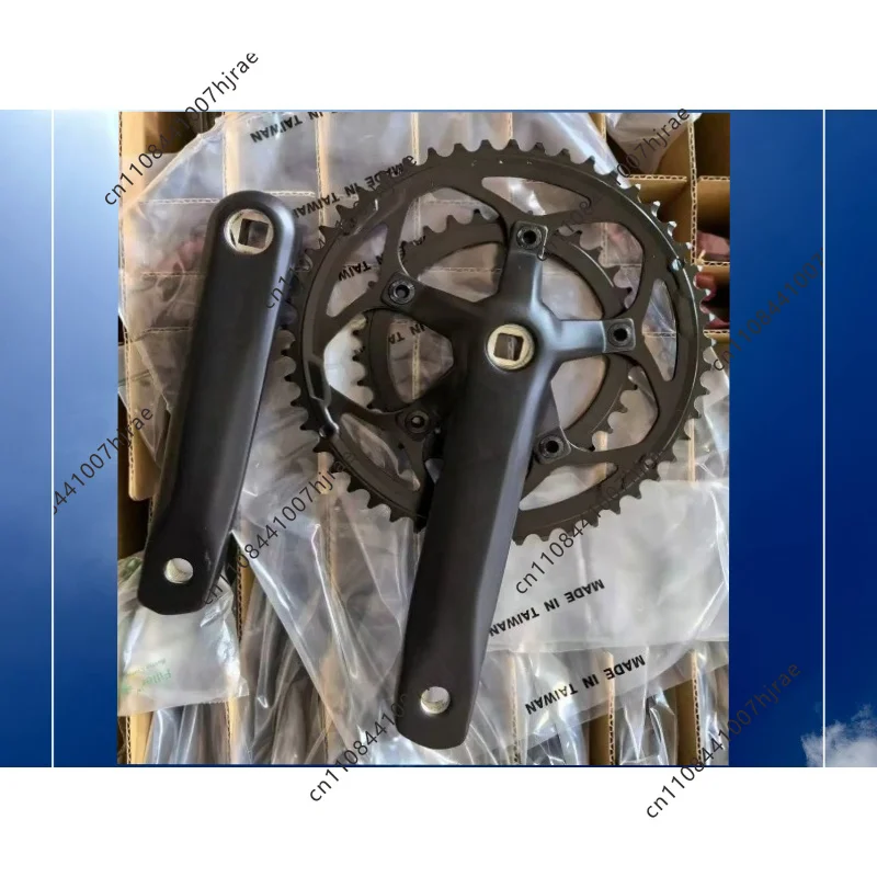 1set Compact Road Bike Chainset 50/34T 48/32T 170/172.5/175mm Crank Arm JIS Square Taper 110/80 BCD 10/11Speed
