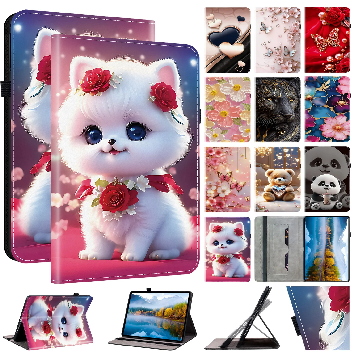 �y�Z�[�����z���U�[�P�[�X Redmi K Pad 8.8 Pad 2 SE 8.7 11�C���` 10.61�C���` �X�^���h�J�o�[ Xiaomi Pad 5 6 7 Pro �g11.2�h 12.4 PU���U�[�^�u���b�g�J�o�[