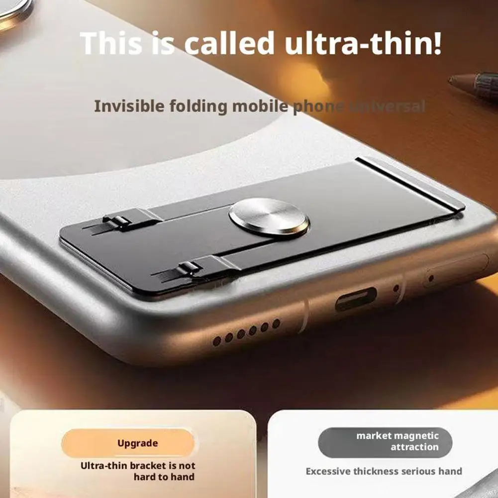 مسند عالمي صغير قابل للطي للهاتف المحمول ذاتي اللصق متماثل حامل لوحي لهاتف IPhone IPad