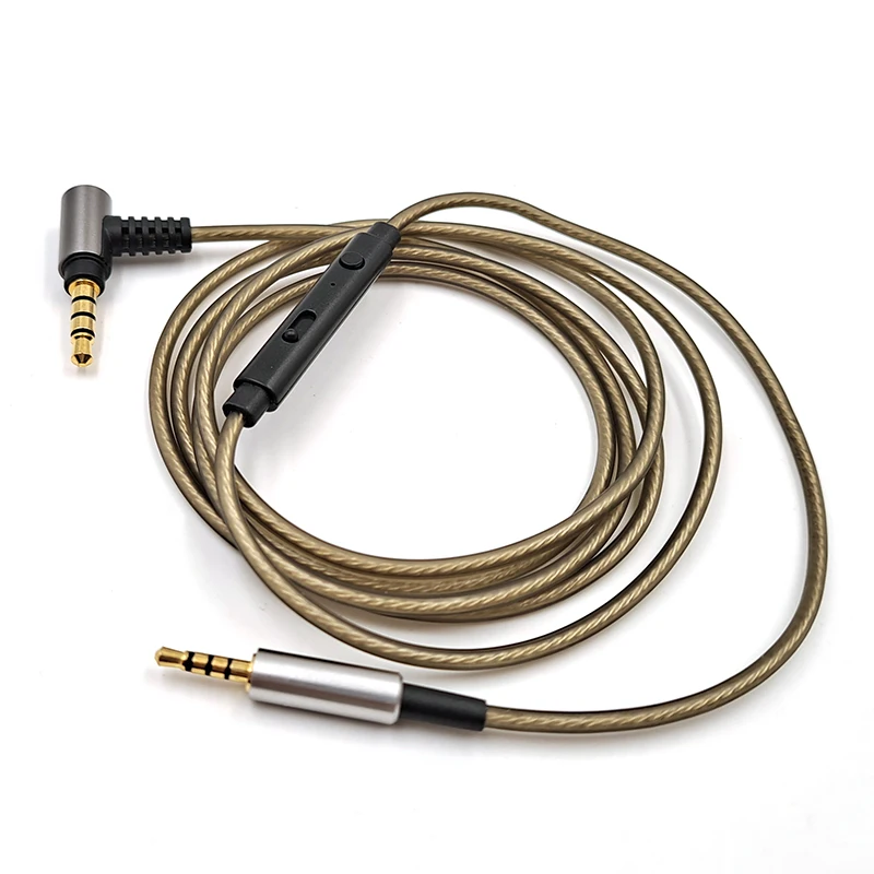 استبدال كابل 3.5 مللي متر إلى 2.5 مللي متر أنثى ل AKG Y40 Y50 Y500 N60NC K545 JBL LIVE2 PXC550 DT240 E30 E55 سماعة رأس مطلية بالفضة