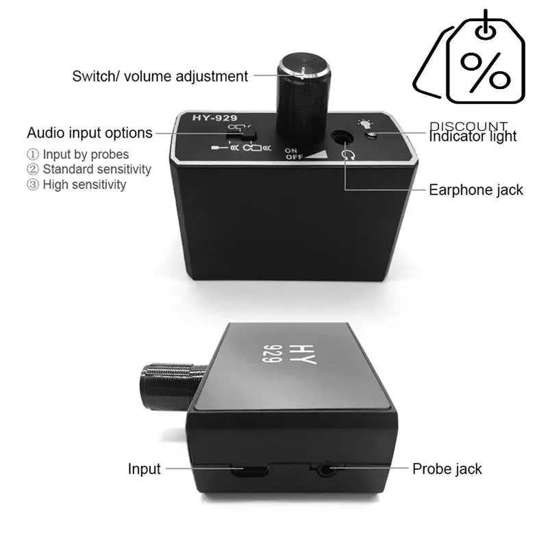 AS95-مجموعة أدوات اختبار مراقبة تسرب أنابيب المياه عالية الحساسية محدد Forsite البناء الاتحاد الأوروبي التوصيل