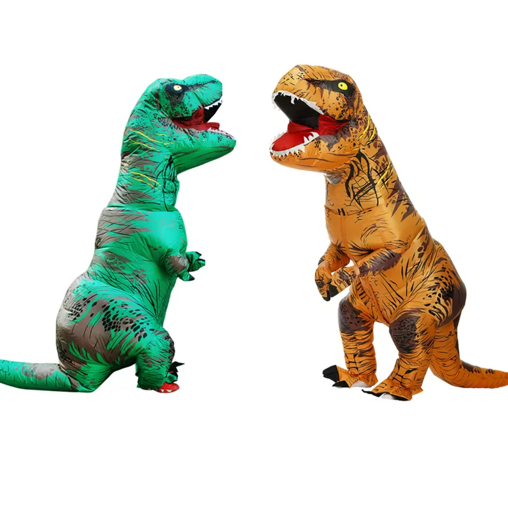 

Halloween Adult T-Rex Dinosaur Inflatable Costume Full Body Dinosaur Cosplay Costumes Funny Party Props Christmas Costume Kids