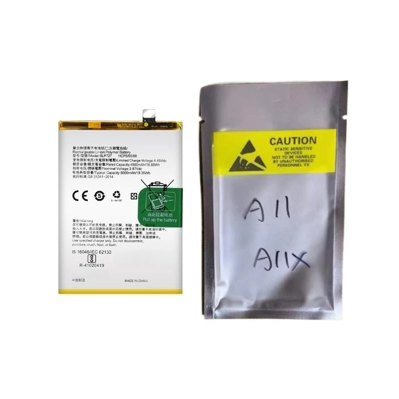BLP727 Battery for Oppo A5 CPH1931 CPH1933 CPH1935 CPH1943 CPH1959/ A9 A11X A11 CPH1937 5000mAh 19.35Wh with Tool