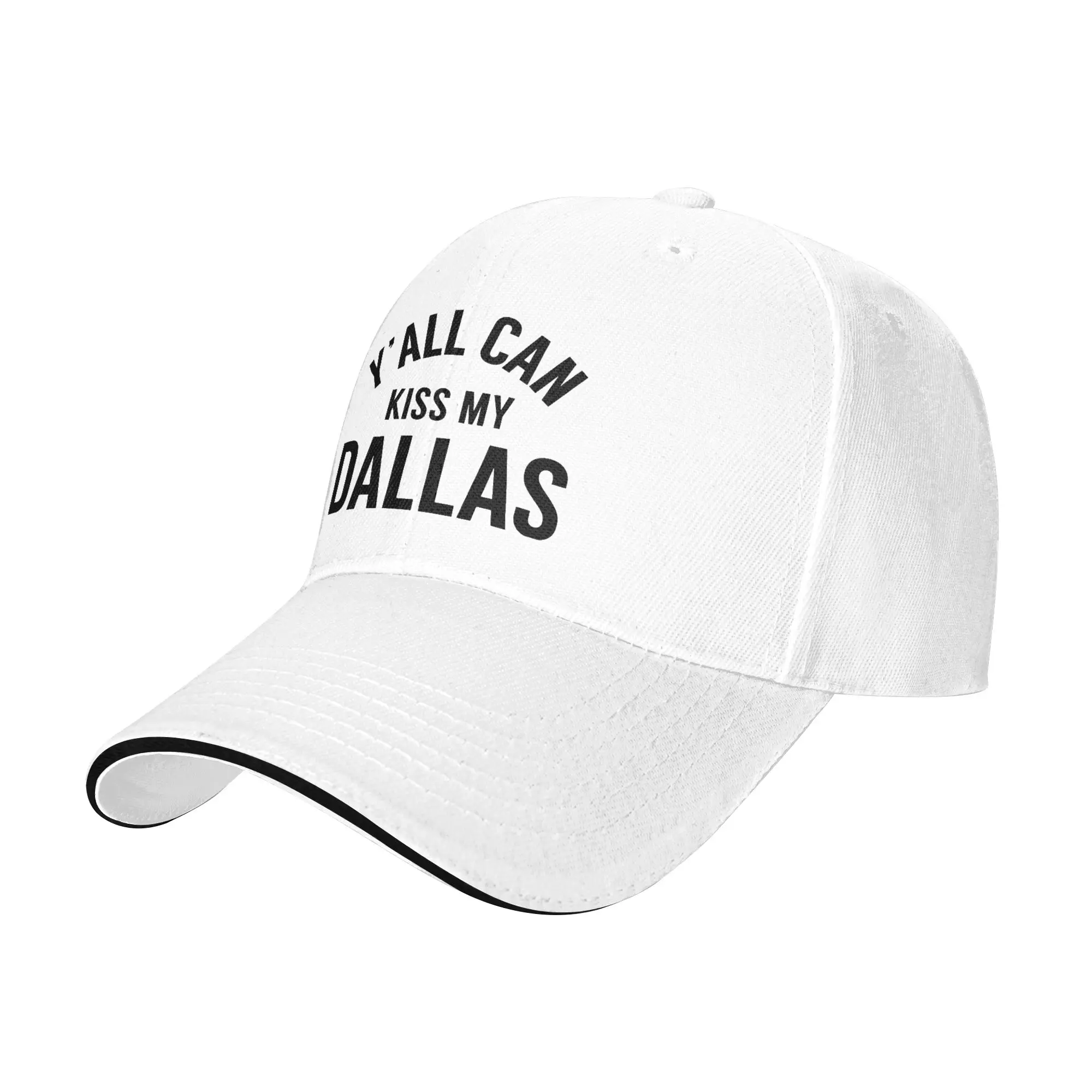 Y'All Can Kiss My Dallas  Casual Baseball Cap Summer Trucker Hat Dropshipping Fishing Hip Hop Hats Men Adult Retro Baseball Caps