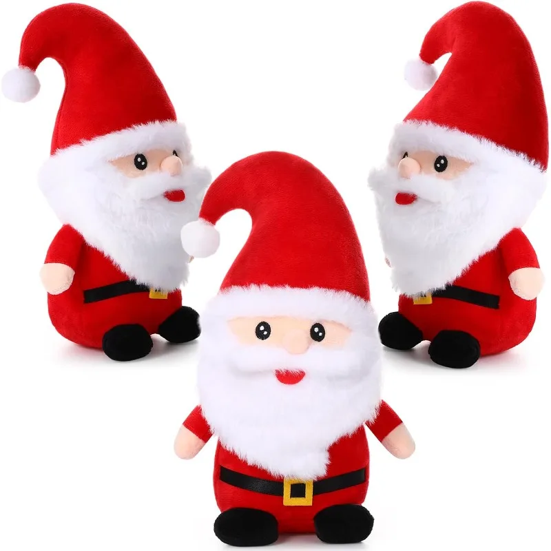 Santa Claus Plush Toy Figurine, Suitable As A Christmas Gift for Children and As A Decorative Ornament for Holiday Events