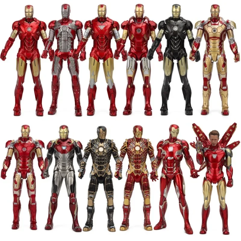 

Iron Man armor model figure transformation team PVC static ornament