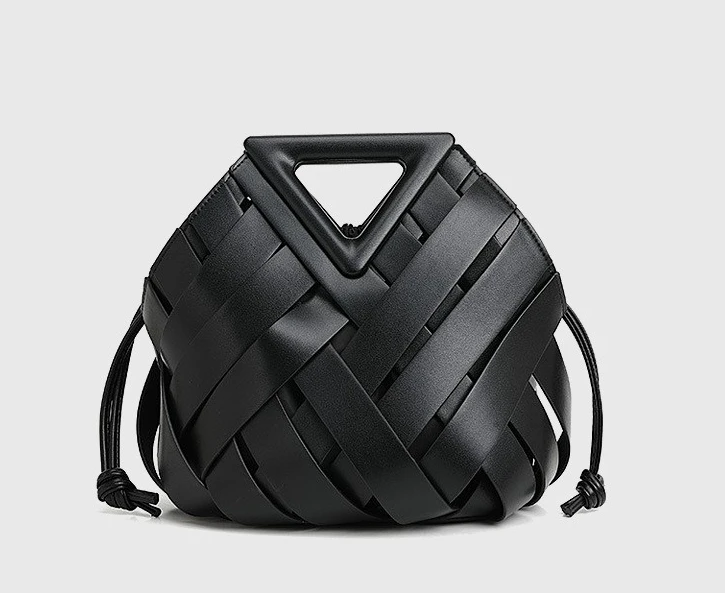 

Popular new bag, inverted triangle portable woven women's bag, shoulder crossbody large-capacity child and mother bag