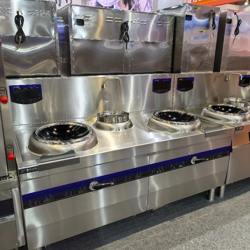 Hot Sales Restaurant Electric Wok Chinese Stove Induction Cooker High-power Electric Wok Concave Wok Restaurant Equipment