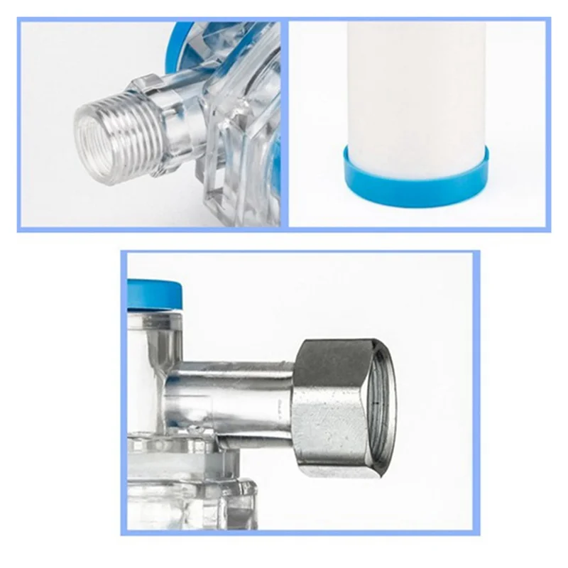 ABGR-5Pcs المنزلية إلى الشوائب الصدأ الرواسب غسالة سخان المياه دش تصفية المياه الجبهة جهاز تنقية مياه الصنبور سهلة ل