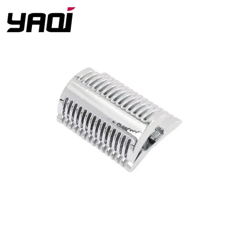 2026 Top Selling！Comfortable Shaving Yaqi Chrome Mellon Mens Safety Razor Head For Shaving Razors For Boyfriend's Gift