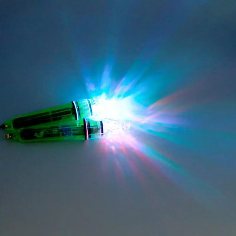 Lámparas de pesca profunda de 1 a 10 piezas, 11,5 cm, batería AA, LED señuelo bajo el agua, cebo electrónico, lámpara de buscador de peces, señuelo atrayente