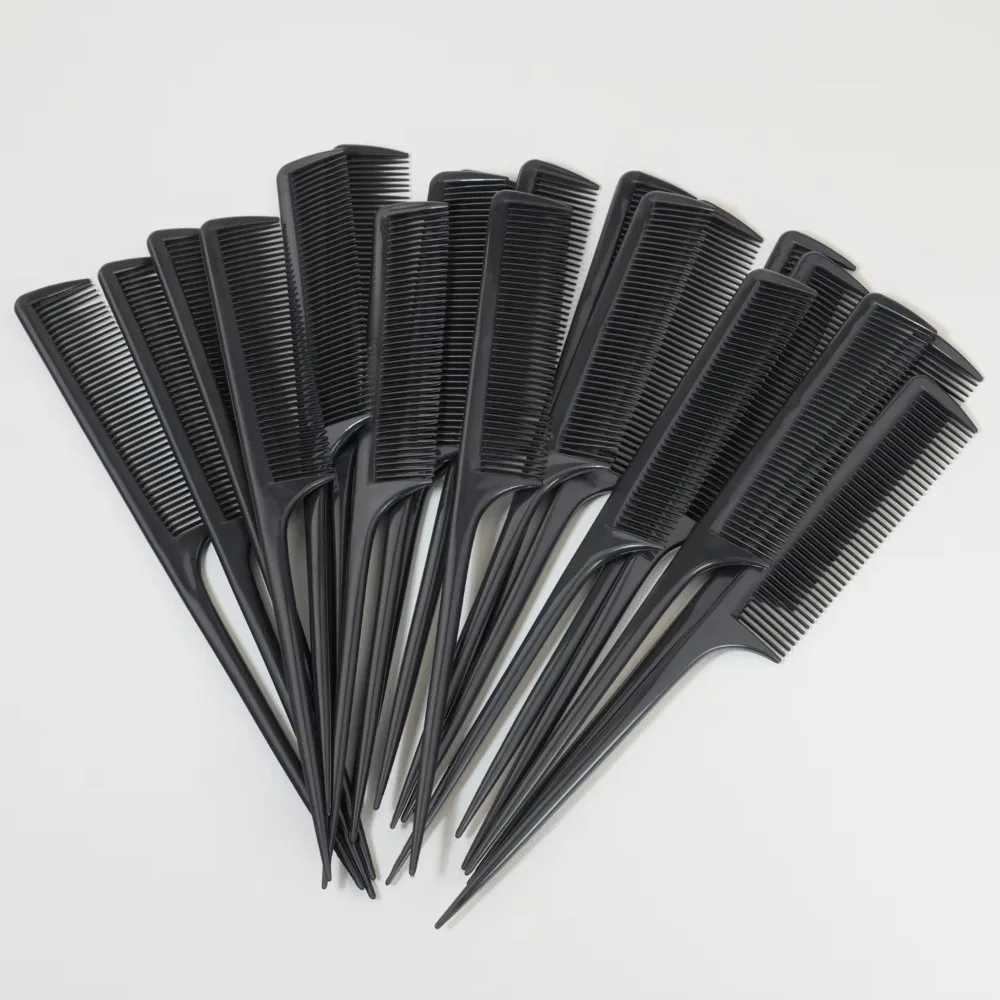 2026 20 professional pointed tail hair combs, anti-static hair dye brushes, hair styling combs,Special for real hair wigs