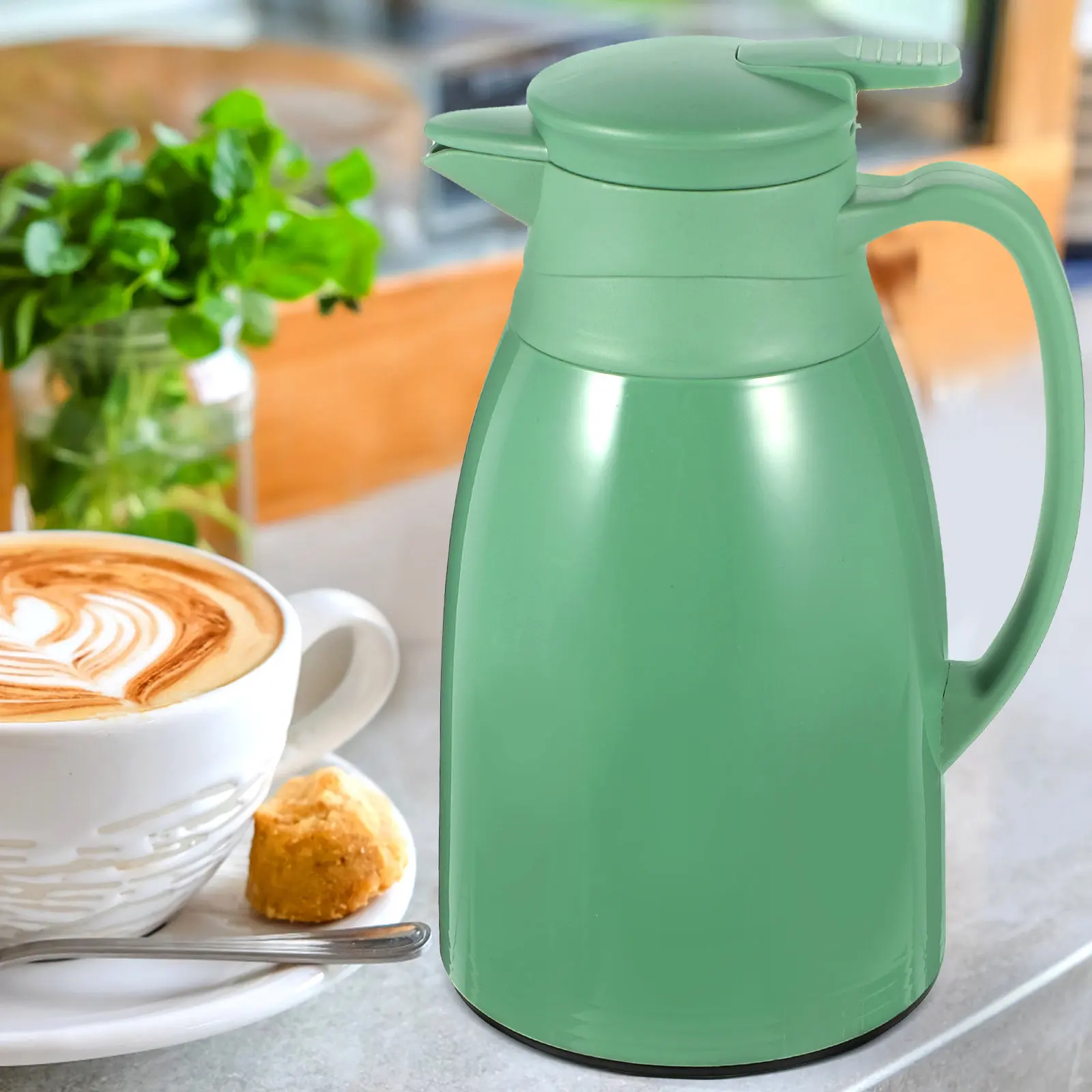 1000Ml Insulated Water Bottle Vacuum Kettle Multi-Function Handle Hot Water Jug Large Capacity Winter Household Camping Flask