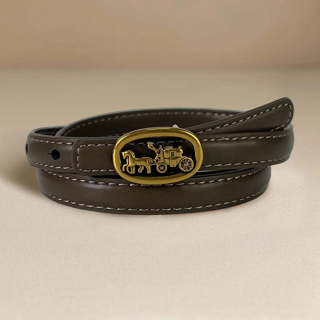 Nueva moda, cinturón para mujer, pantalones vaqueros a juego, traje, pantalones, vestido, diseño único, accesorio de moda