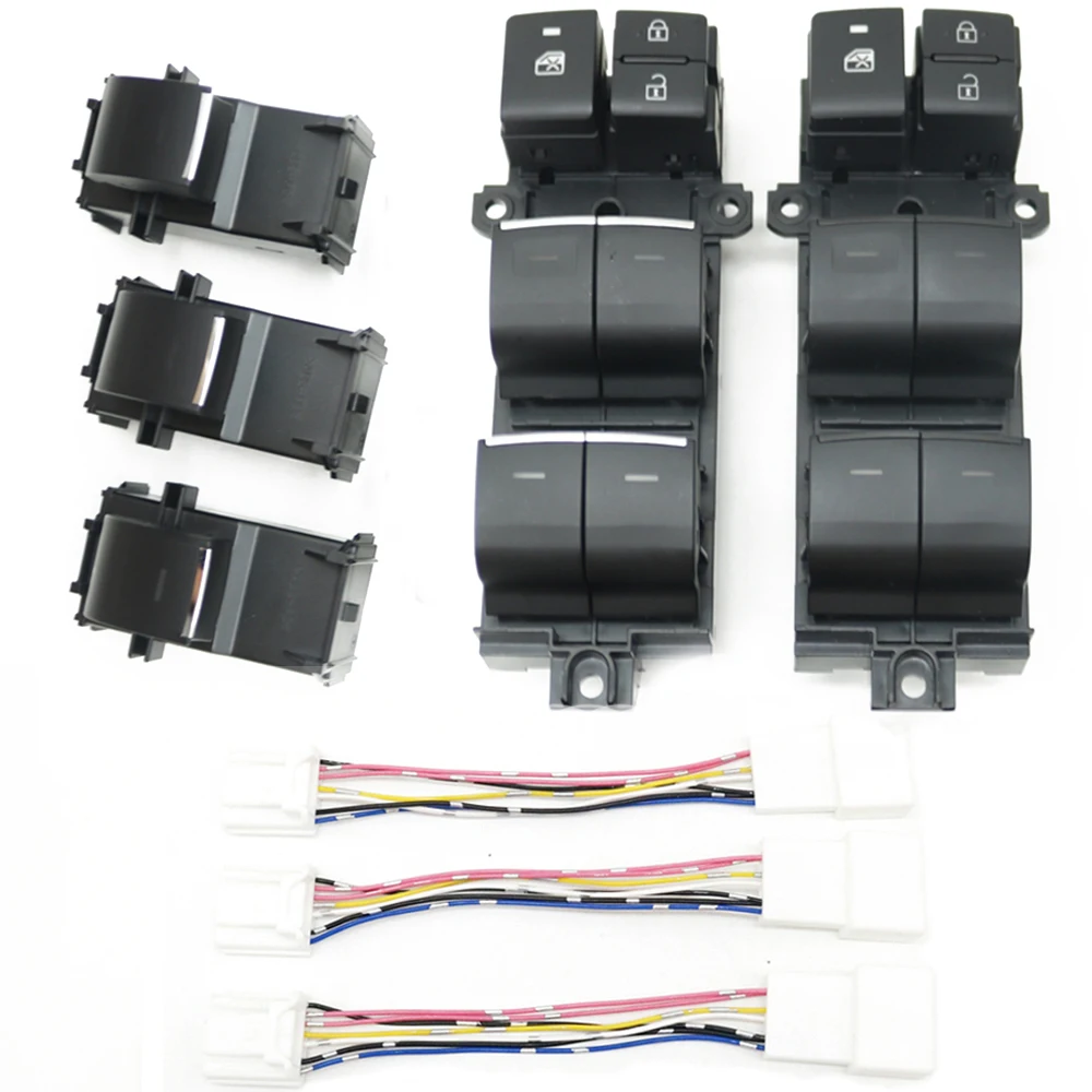 

LHD Backlight Button Power Window Regulator Control Switch For Toyota BZ4X Avalon Yaris Karis Sienna RAV4 GR Corolla Highlander