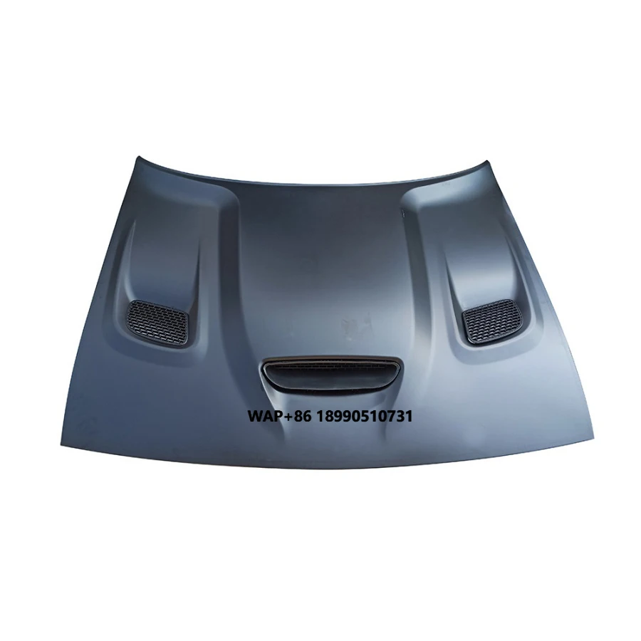 

TIYPEOR Aluminum Engine Hoods for Dodge Challenger SRT Hellcat 2015 - 2021 Racing Engine Hood Cover New Replacement Bonnet