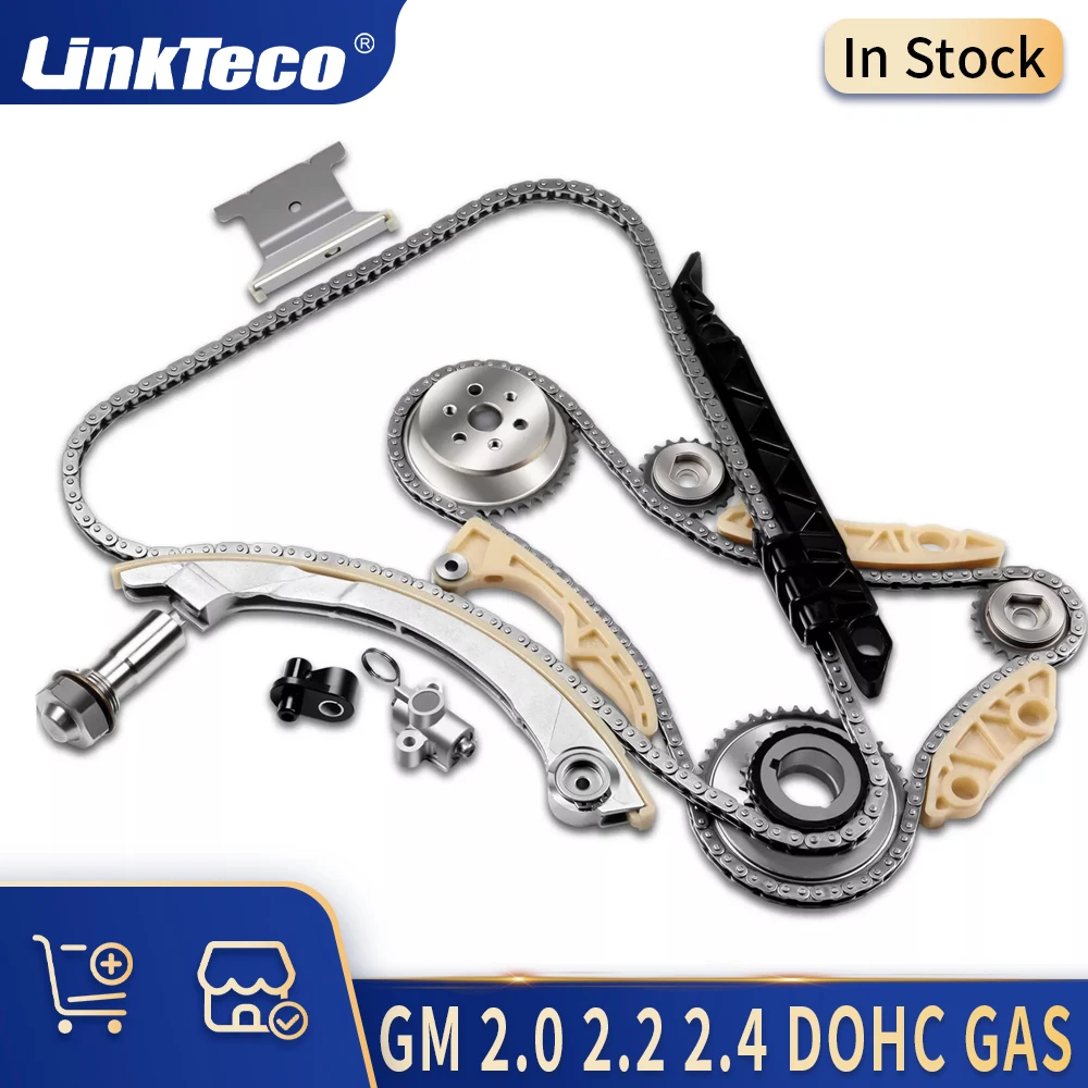 Engine Parts Timing Chain Kit 2.0 2.2 2.4 L DOHC 02-17 GAS 16V For GM BUICK CHEVROLE TOLDSMOBILE PONTIAC GMC SATURN Tensioner