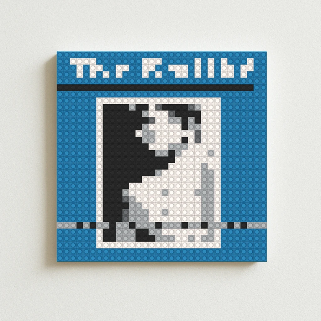 

The Smiths Hatful of Hollow Album Cover DIY Pixel Mosaic Brick Art Poster Indie Pop Alternative Rock Music Gift