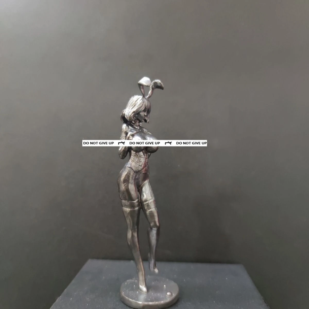 Pure Copper Maid Bunny Girl Anime Decorative Figurine - Collectible Home Decor Accent Desk Accessory, Room Decor​