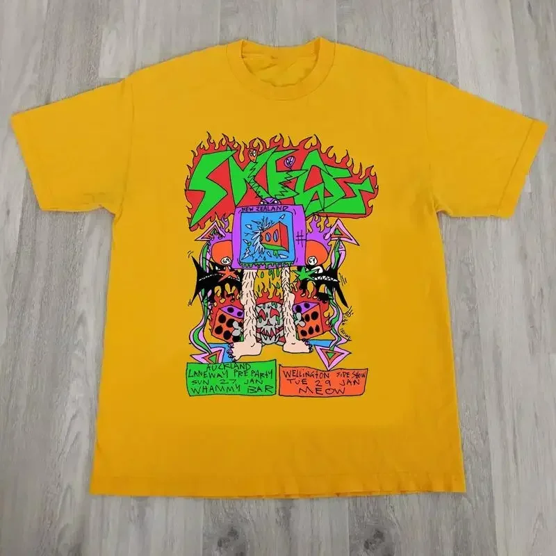 SKEGSS BAND LIVE IN WELLINGTON UNISEX T Shirt Full Size S 5XL