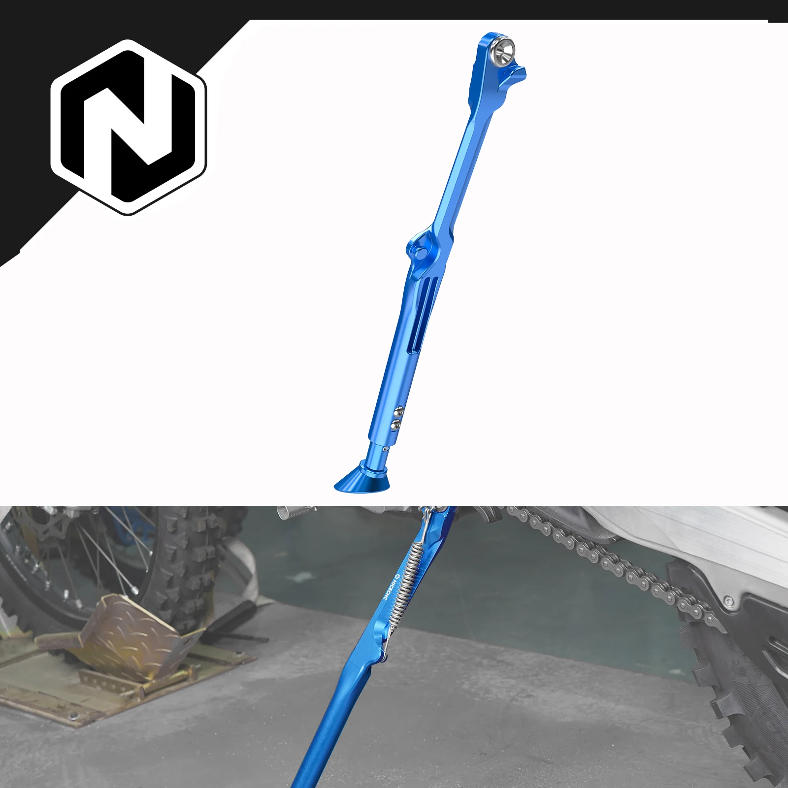 

For Husqvarna TE300 2024-2025 NICECNC Adjustable Kickstand Sidestand TE250 FE250 FE350 FE450 FE501 24-25 TX300 FX450 2023-2025