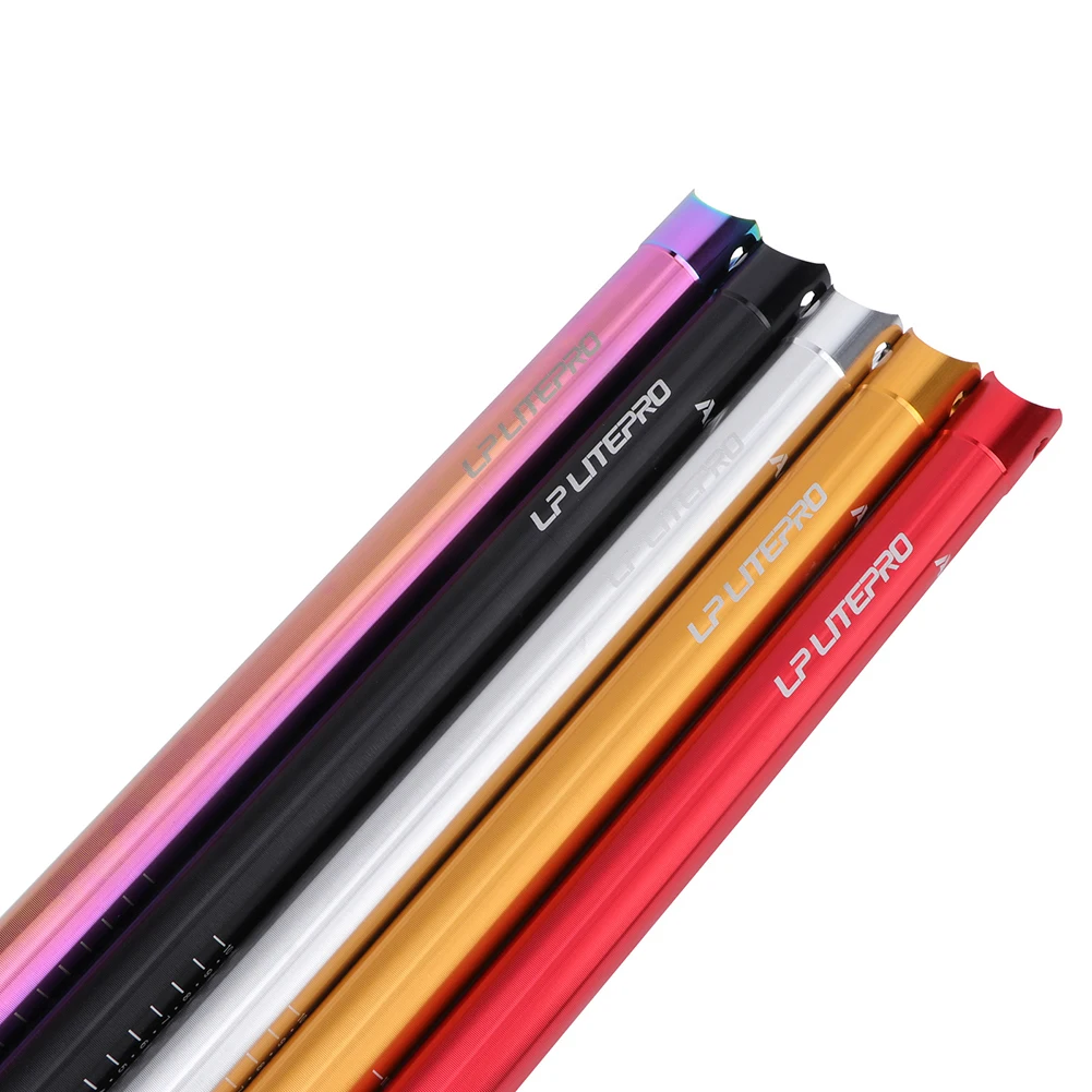 

31.8x580MM Bicycle Seat Post Aluminum Alloy High-strength Material Strongly-built Tube ForBrompton Fnhon Heavy Weight-Bearing