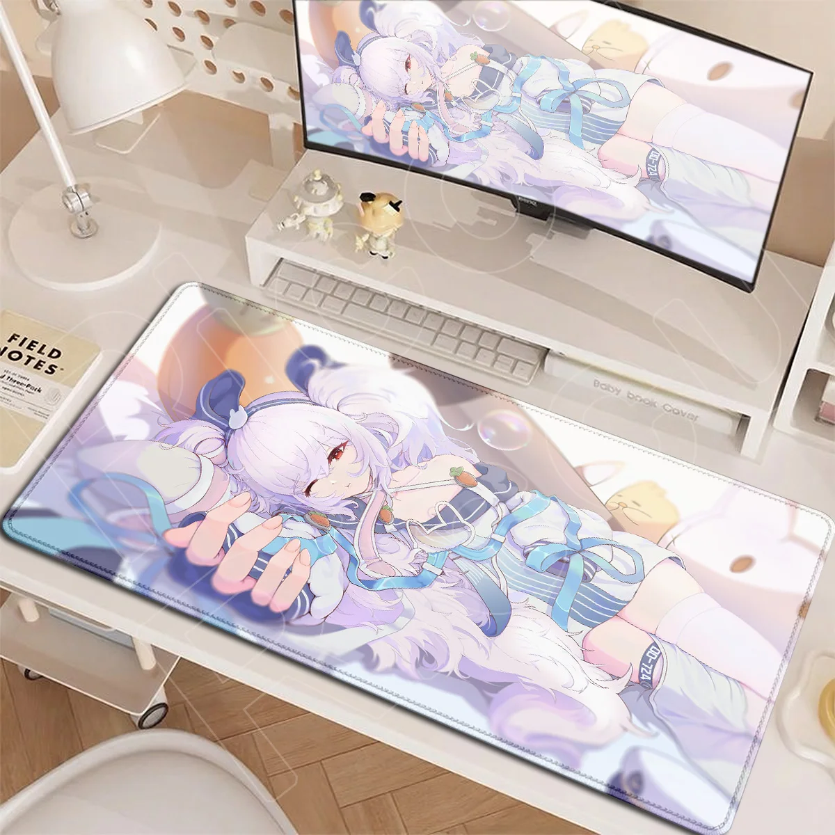 Azur Lane Kawaii Anime Game Girl Laffey Hot Mousepads 900x400mm Rubber Accessories Locking Edge Notebook Office Keyboard Carpets
